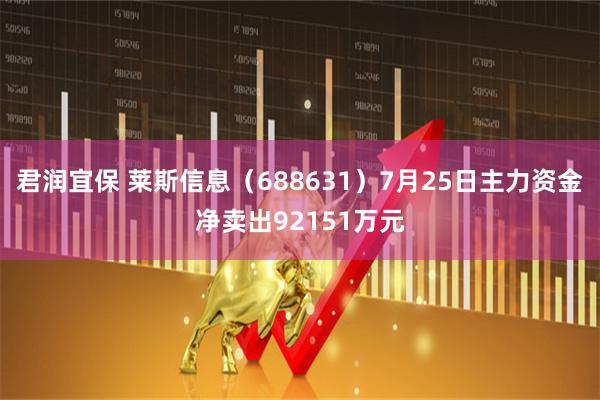 君润宜保 莱斯信息(688631)7月25日主力资金净卖出92151万元